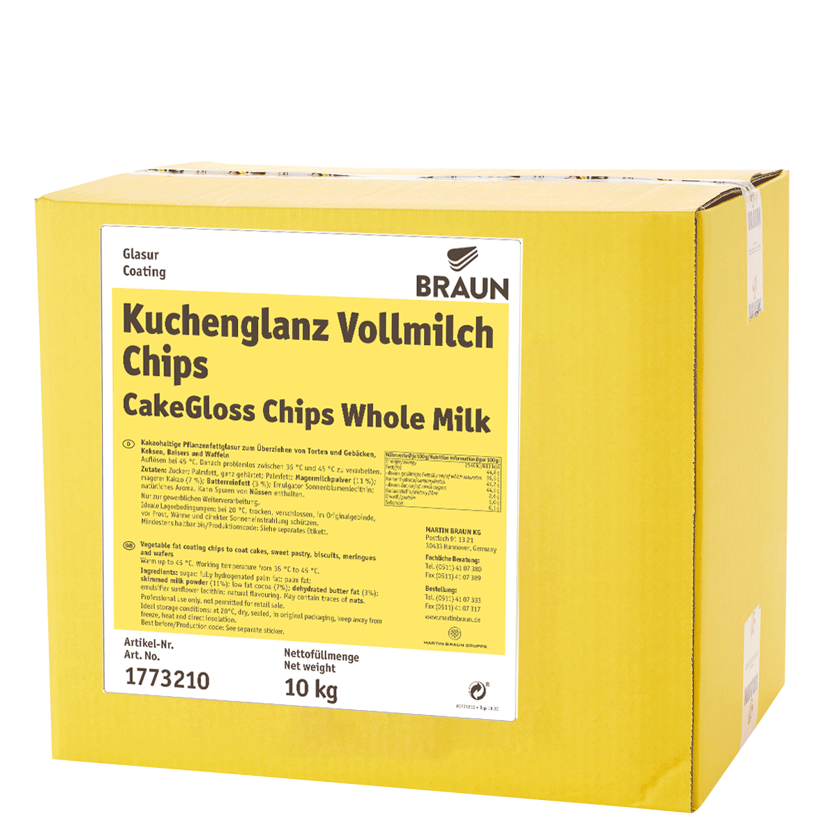 Kuchenglanz Chips Vollmilch Kuchenglanz Chips Vollmilch