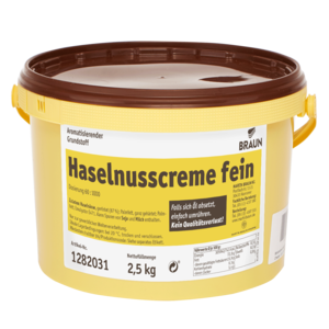 Haselnusscreme, fein