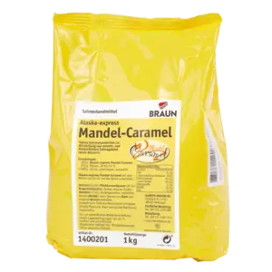 Bild von Alaska-express Mandel-Caramel für Bäckerei, Konditorei, Gastronomie und Eisdiele Bild von Alaska-express Mandel-Caramel für Bäckerei, Konditorei, Gastronomie und Eisdiele