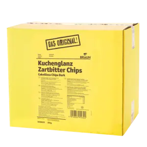 Bild von Kuchenglanz Chips Zartbitter für Bäckerei, Konditorei, Gastronomie und Eisdiele Bild von Kuchenglanz Chips Zartbitter für Bäckerei, Konditorei, Gastronomie und Eisdiele