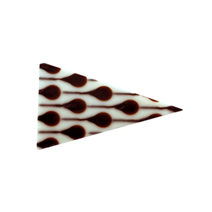 Schoko-Dekor Tropfen-Dreieck RA MB cocoa