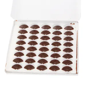 Bild von Schoko-Dekor Asia Fächer für Bäckerei, Konditorei, Gastronomie und Eisdiele Bild von Schoko-Dekor Asia Fächer für Bäckerei, Konditorei, Gastronomie und Eisdiele