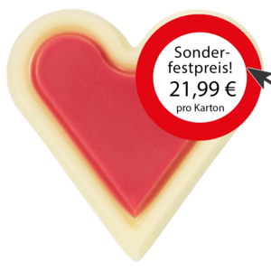 Schoko-Dekor Herz RA MB cocoa