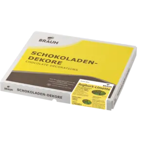 Bild von Schoko-Dekor Joghurt-Limette für Bäckerei, Konditorei, Gastronomie und Eisdiele Bild von Schoko-Dekor Joghurt-Limette für Bäckerei, Konditorei, Gastronomie und Eisdiele