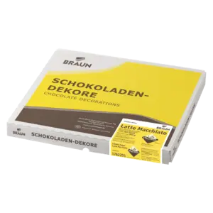 Bild von Schoko-Dekor Latte Macchiato für Bäckerei, Konditorei, Gastronomie und Eisdiele Bild von Schoko-Dekor Latte Macchiato für Bäckerei, Konditorei, Gastronomie und Eisdiele