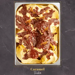 Bild von Eispaste Caramel-Tonka für Bäckerei, Konditorei, Gastronomie und Eisdiele Bild von Eispaste Caramel-Tonka für Bäckerei, Konditorei, Gastronomie und Eisdiele