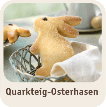 Quarkteig-Osterhasen