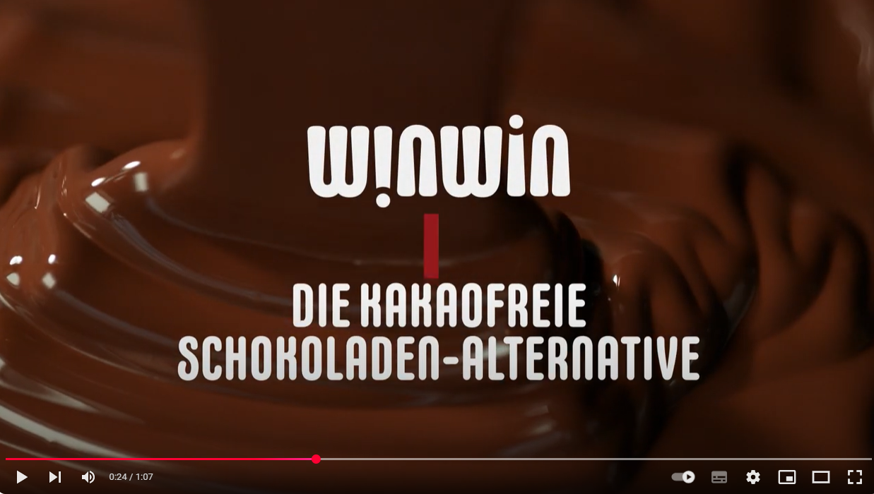 Informationsvideo Win-Win die kakaofreie Schokoladen-Alternative