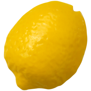 Schoko-Dekor Zitrone 2D