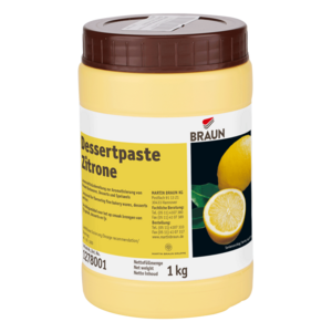 Dessertpaste Zitrone