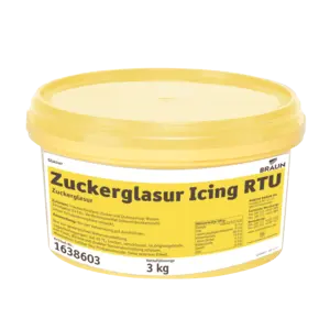 Bild von Zuckerglasur Icing RTU für Bäckerei, Konditorei, Gastronomie und Eisdiele Bild von Zuckerglasur Icing RTU für Bäckerei, Konditorei, Gastronomie und Eisdiele