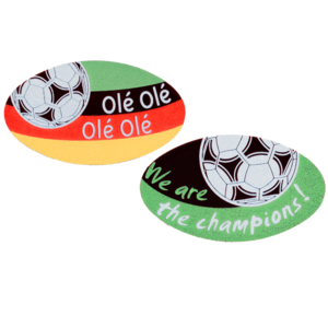 Schoko-Dekor Fußball (2 Motive)