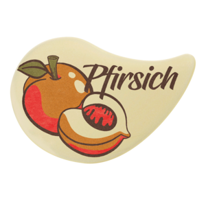 Schoko-Dekor Pfirsich